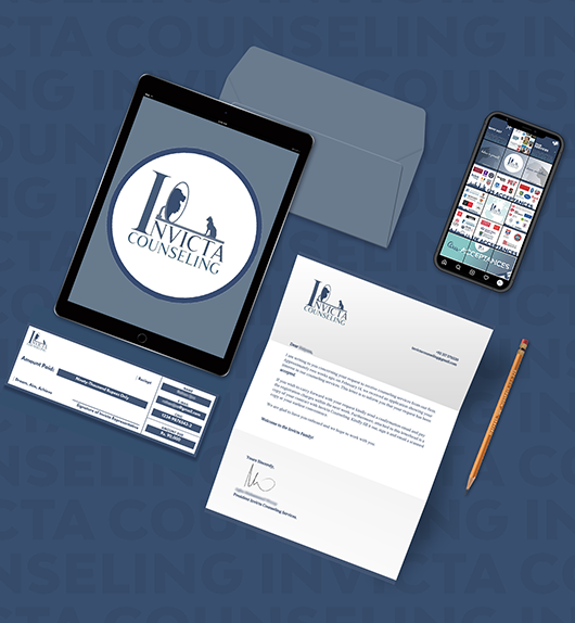 invicta counseling branding